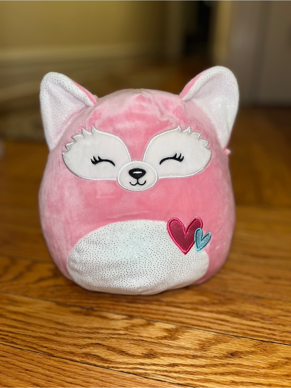 Flora the Fox Squishmallow Valentine's Day plush